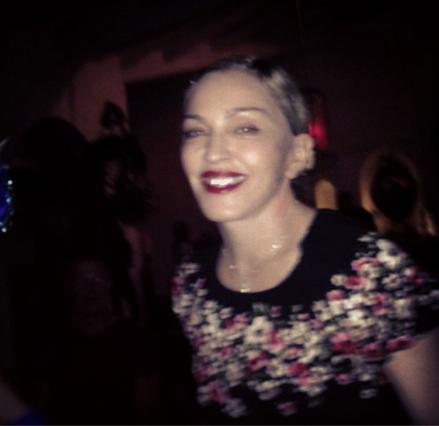Η πιο πρόσφατη φωτογραφία της Μαντόνα στον λογαριασμό της στο Instagram.