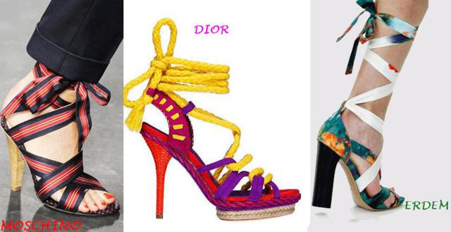 Moschino, Dior και Erdem δίνουν το στίγμα τους στα παπούτσια της νέας σεζόν. 