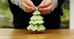 Φτιάξε το πιο εύκολο χριστογεννιάτικο δέντρο από χαρτί [vds]