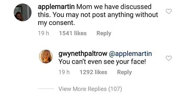 Gwyneth Paltrow: Για ποια φωτογραφία τους που μοιράστηκε τη μάλωσε η κόρη της;