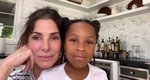 Η Sandra Bullock σε σπάνια τηλεοπτική εμφάνιση μαζί με την κόρη της 