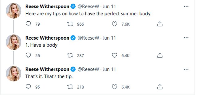Reese Witherspoon: Το tip της για το τέλειο σώμα τώρα το καλοκαίρι είναι μια σκέτη έμπνευση! 