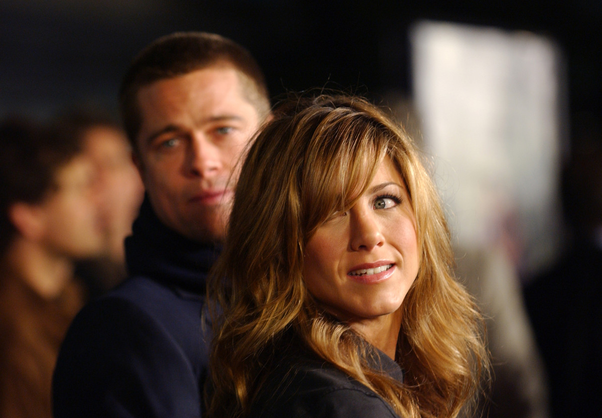 Η Jennifer Aniston και ο Brad Pitt τον Ιανουάριο του 2004