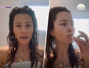 Η Jessica Biel έφαγε ένα σαγκουίνι στο ντουζ και έκανε έξαλλους του φανς για άλλο λόγο