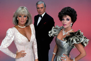 Linda Evans, John Forsythe, Joan Collins